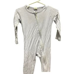 Larkspur Bamboo Baby Romper, 12-18mo, Light Purple